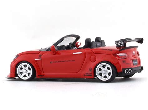 Daihatsu Copen GT-K LBWK red 1:64 Stance Hunters diecast scale car ...