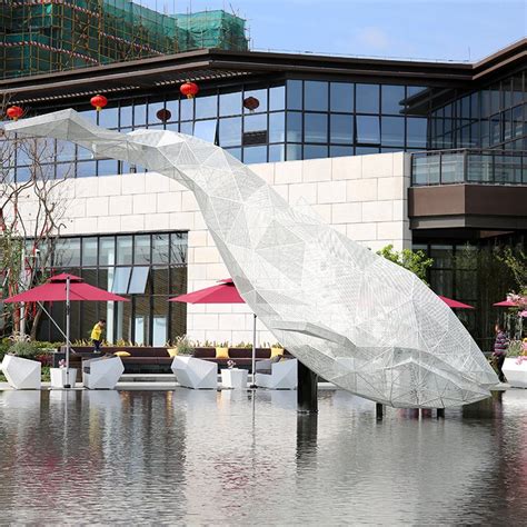 不锈钢鲸鱼雕塑，镂空鲸鱼雕塑加工厂家 - 知乎