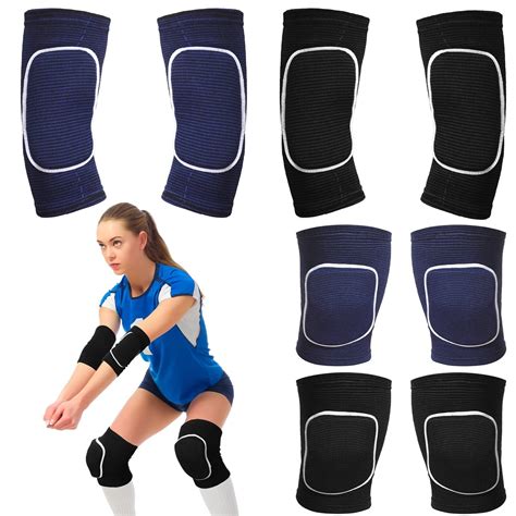Amazon.com : Sosation Volleyball Arm Sleeves Knee Pads with Protection ...