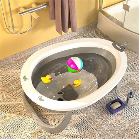 Baybee Ivola Baby Bath Tub for Baby for 0-3 Years, Foldable Bathtub for ...