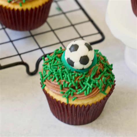Easy Homemade Soccer Cupcakes Recipe