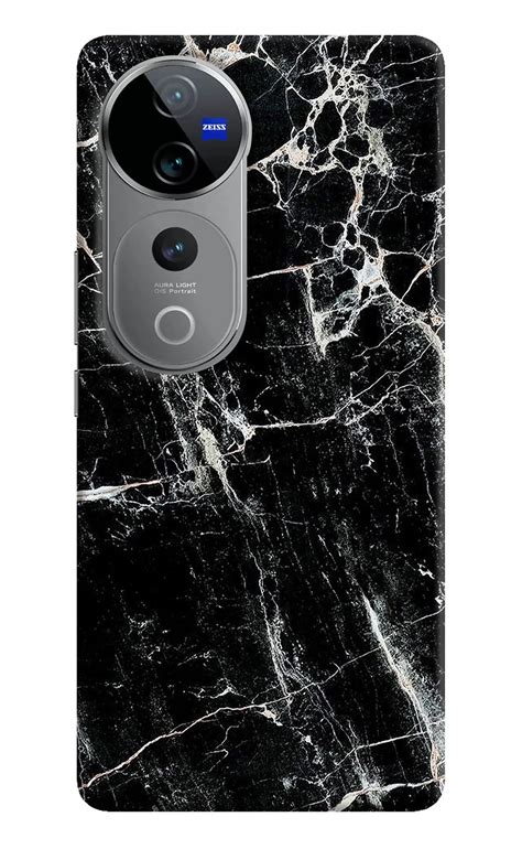 Save Big: Get the Black Marble Texture Vivo V40 Pro 5G Back Cover ...