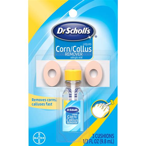 Dr. Scholl's Corn/Callus Remover Liquid 0.33 oz. - Walmart.com ...