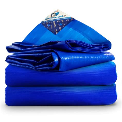 Say Goodbye to Sun Damage with Tarpaulin Sheet Blue UV Resistant Tarp
