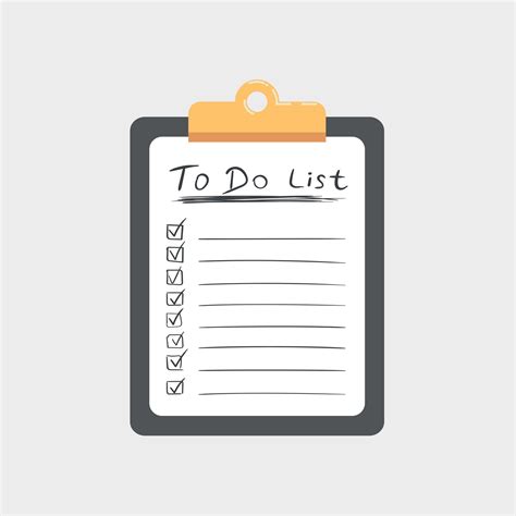 To do list icon with hand drawn text. Checklist, task list vector ...