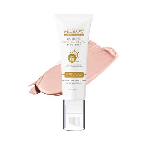 Meglow Pro-Care Ultra Matte Mineral Glow Sunscreen SPF 50 PA++++ with ...