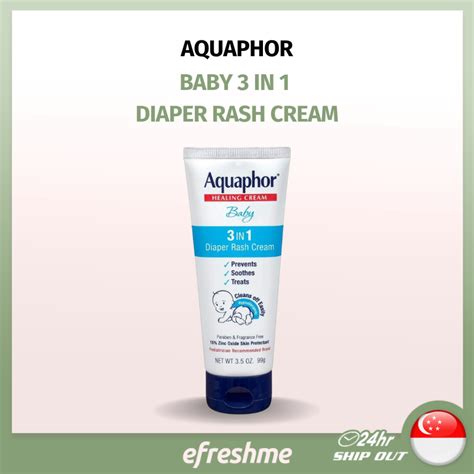 Aquaphor Baby 3 in 1 Diaper Rash Cream 99g | Shopee Singapore