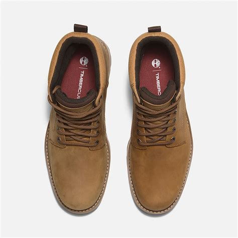 Britton Road Mid Lace-Up Waterproof Boot for Men in Yellow