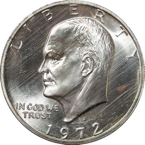 1972 S Eisenhower Uncirculated Silver Dollar Set (40% Silver) – Good ...