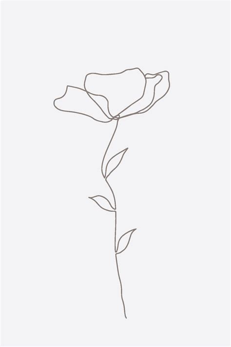 Image result for Minimalist String Drawing Flower