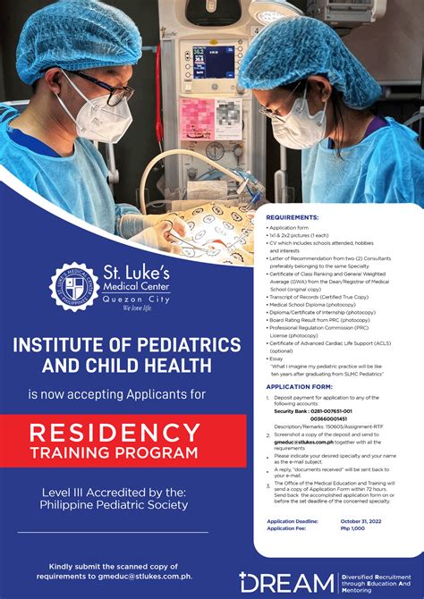SLMC QC Institute of Pediatrics Residency : r/phclassifieds