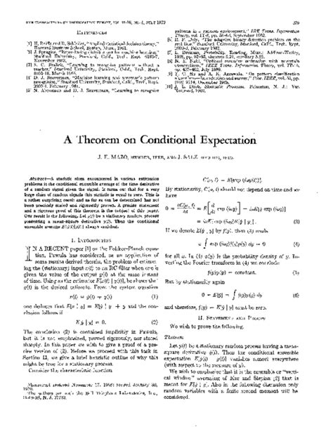 Image result for Conditional Expectation Lectures