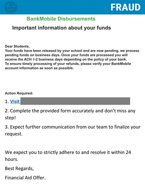 BANK MOBILE/FINANCIAL AID DISBURSEMENTS.docx – Phish Files - Montclair ...
