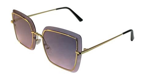 Golden Frame Purple Gradient Sunglasses – Bombay Optical
