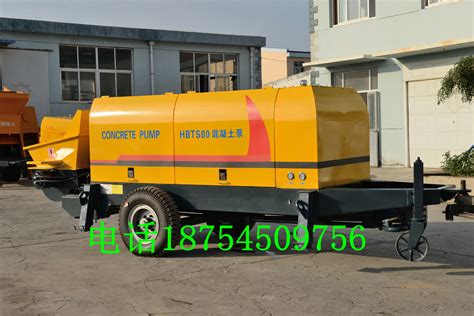 地泵 拖泵 HBT80-16-110电动混凝土输送泵 大电机混凝土泵 小泵车-阿里巴巴