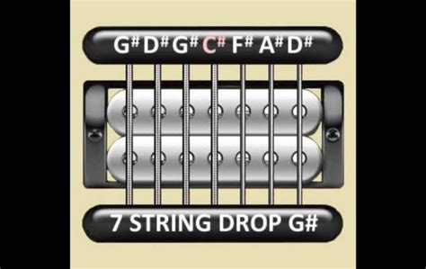 Image result for 7 String G Standard Tuning