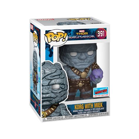 Figurine Korg Avec Miek / Thor Ragnarok / Funko Pop Marvel 391 ...