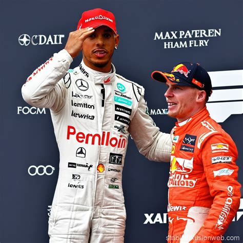 Formula One Champions in Mid-Air Collision | Stable Diffusion Online