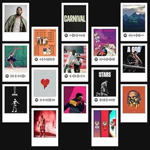 Funk You Store Kanye West Polaroids Mini Posters Kit (Set of 15 ...