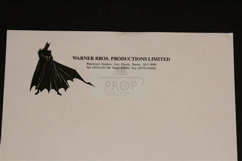 The Prop Gallery | Production letterhead