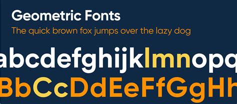 Top 5 geometric fonts for modern UI | by vijay verma | Muzli - Design ...