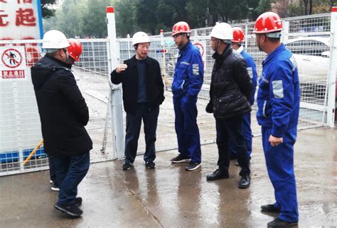 贵州工程公司 公司新闻 简朝晖带队到黄石基础设施项目检查