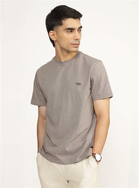 Andamen Cork Brown Melange Crew