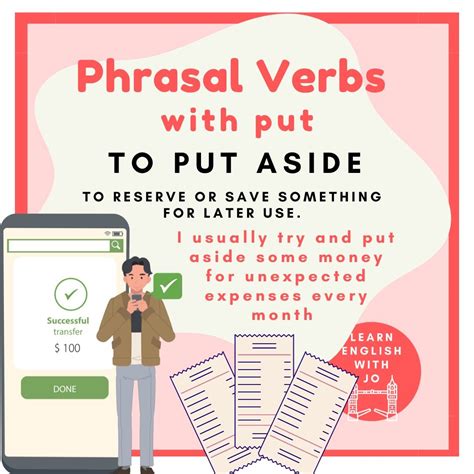 Learn English phrasal verbs with put. — Learn English With Jo