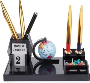 Flipkart.com | PANKU 4 Compartments Cast Acrylic Desk Organiser - Desk ...