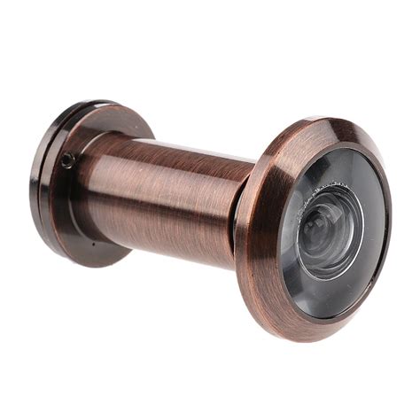 Adjustable 200 Degrees Wide Angle Peep Sight Hole Home Security Door ...