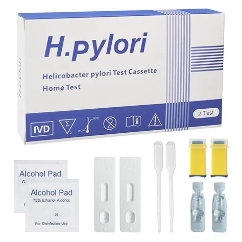 Amazon.com: H. Pylori - Helicobacter Pylori Home Test Kit - Fast and Accurate, 2 Tests Included ...