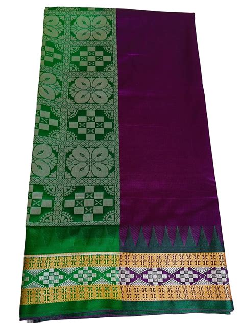 Buy NEW COLLECTION Plain Sambalpuri Cotton Purple Sarees for women ...