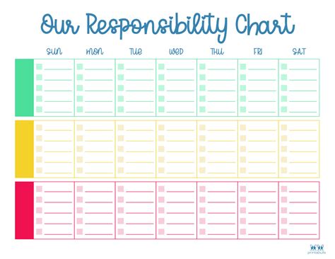 Multiple Children Chore Charts - 10 Free Printable Charts - PrintaBulk