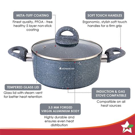 Buy Granite Die Cast Casserole Set Online At Best Price – Wonderchef India