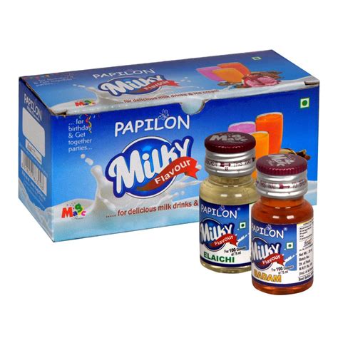 Papilon Food Flavours & Colours Milky Flavours, 5 X 20 ml : Amazon.in ...