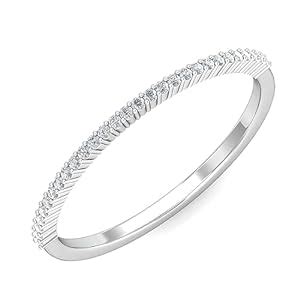 KuberBox 14KT White Gold Charismatic Ring for Women : Amazon.in: Fashion
