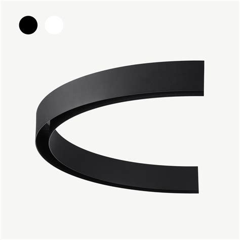 CLIXX magnetic track system - 1/2 circle connection - Lightinova - Professional lighting