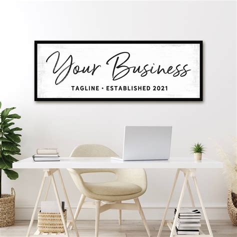 Custom Indoor Business Signs, Office Wall Art, Personalized Signs for ...
