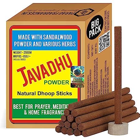 Parag Fragrances Golden Javadhu Extra Premium 250gm Dhoop Sticks New ...