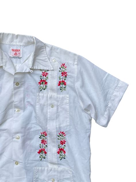 80's YACATECA PRESIDENCIAL cuba shirt (size:40)bsh-141 | FABRIC used ...