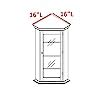 KB Designs - Corner Accent Display Wood Curio | Ubuy India