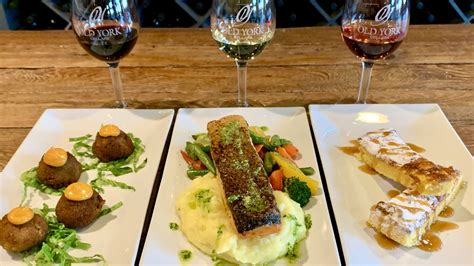 3 COURSE WINE PAIRING - Old York Cellars Winery & Vineyard