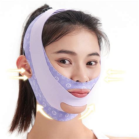NUCARTURE Face Slimming Belt, Double chin fat reducer cheek slimmer and ...