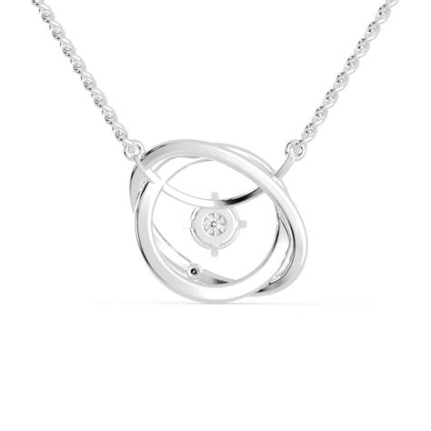 Platinum Diamond Double Circle Pendant for Women JL PT P 1218 – Jewelove™