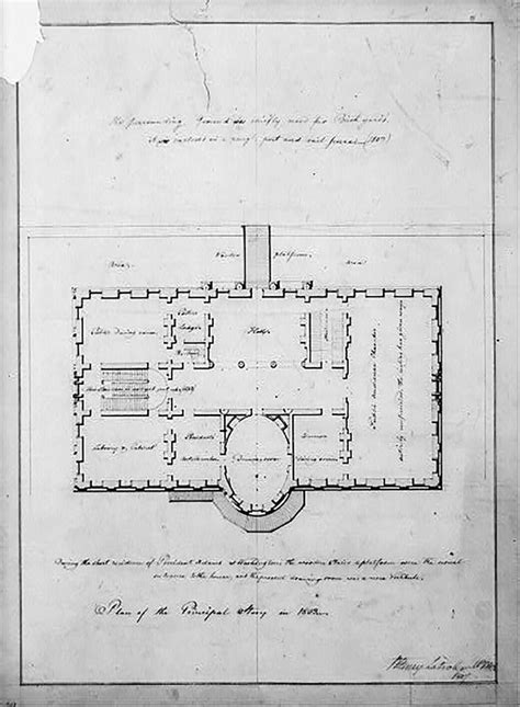 Early White House Floor Plans - White House Historical Association