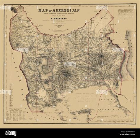 Historical Map Of Azerbaijan