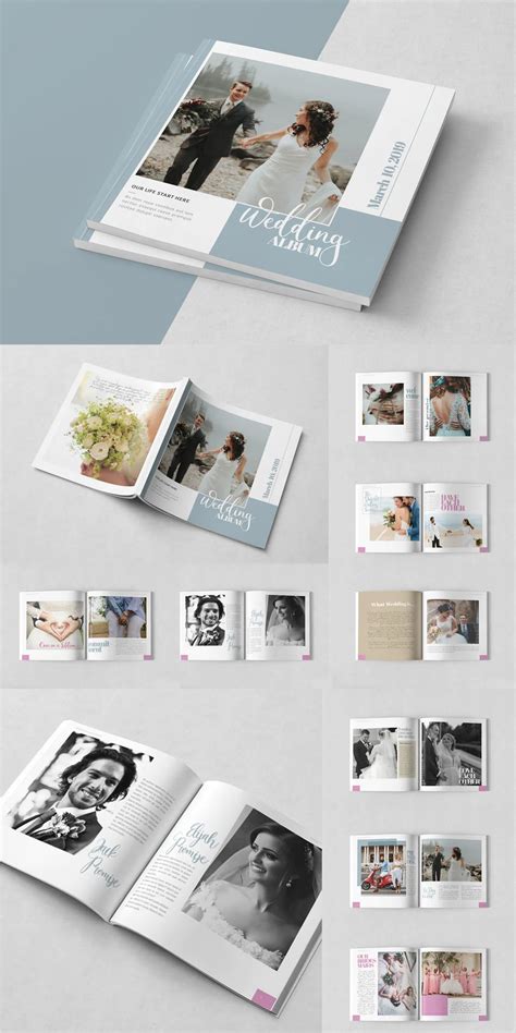 Indesign Wedding Album Templates, Or use it as a professional online ...