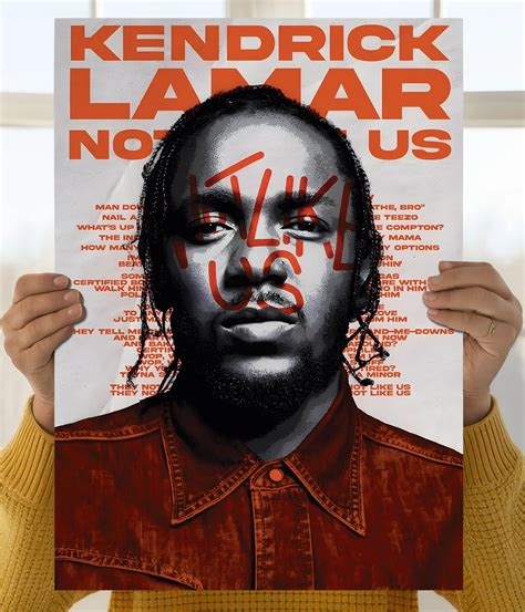 Kendrick Lamar – Not Like Us Wall Poster | Buy on Everanta