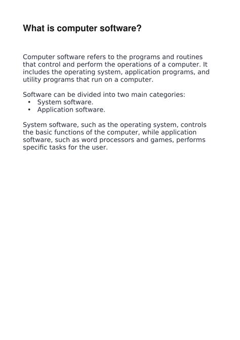 Define of Computer Software 的图像结果