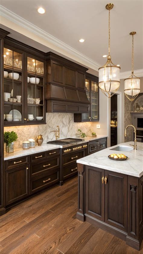 15 Timeless Brown Kitchen Ideas for Elegant Design in 2025 | Brown ...